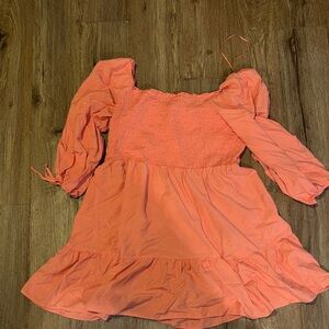 Charming coral Dress